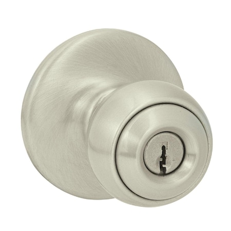 Kwikset Polo Satin Nickel Entry Door Knob 400P 15 CP K6 V1